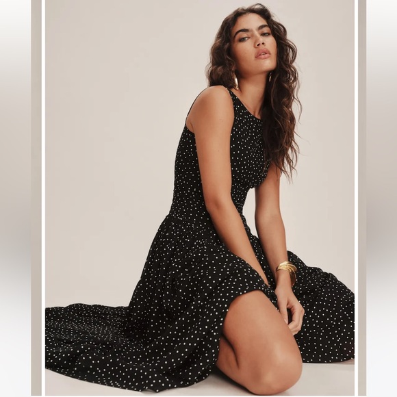 Brand new! Reformation Camella Dress Black - Size 4 - Picture 3 of 7